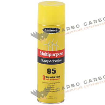 Клей-спрей Sprayidea 95 на основе синтетического каучука, 550мл #7079
