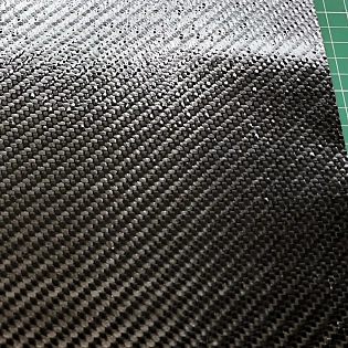Препрег на основе углеткани "Видовой" 200г/м² Саржа/Twill, 1000мм #7468