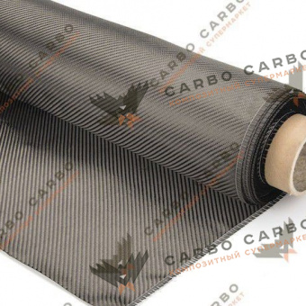 Углеродная ткань твил 2/2-3К, 245г/м², 1200мм (код_3527)