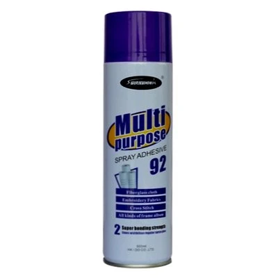Клей-спрей Sprayidea 92 на основе синтетического каучука, 600мл #7318