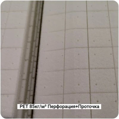 Конструкционный ПЭТ пенопласт Фомипластикс CP-PET80gps 85кг/м³ Перфорация+Проточка