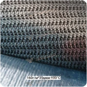 Комбинированный проводящий слой (сетка 160г/м²+плёнка 35мкм) 100°С, 1450мм #6931