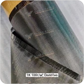 Углеродная ткань 1К Полотно/Plain, 1000мм